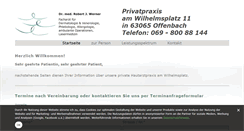 Desktop Screenshot of dr-werner.net