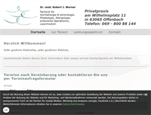 Tablet Screenshot of dr-werner.net